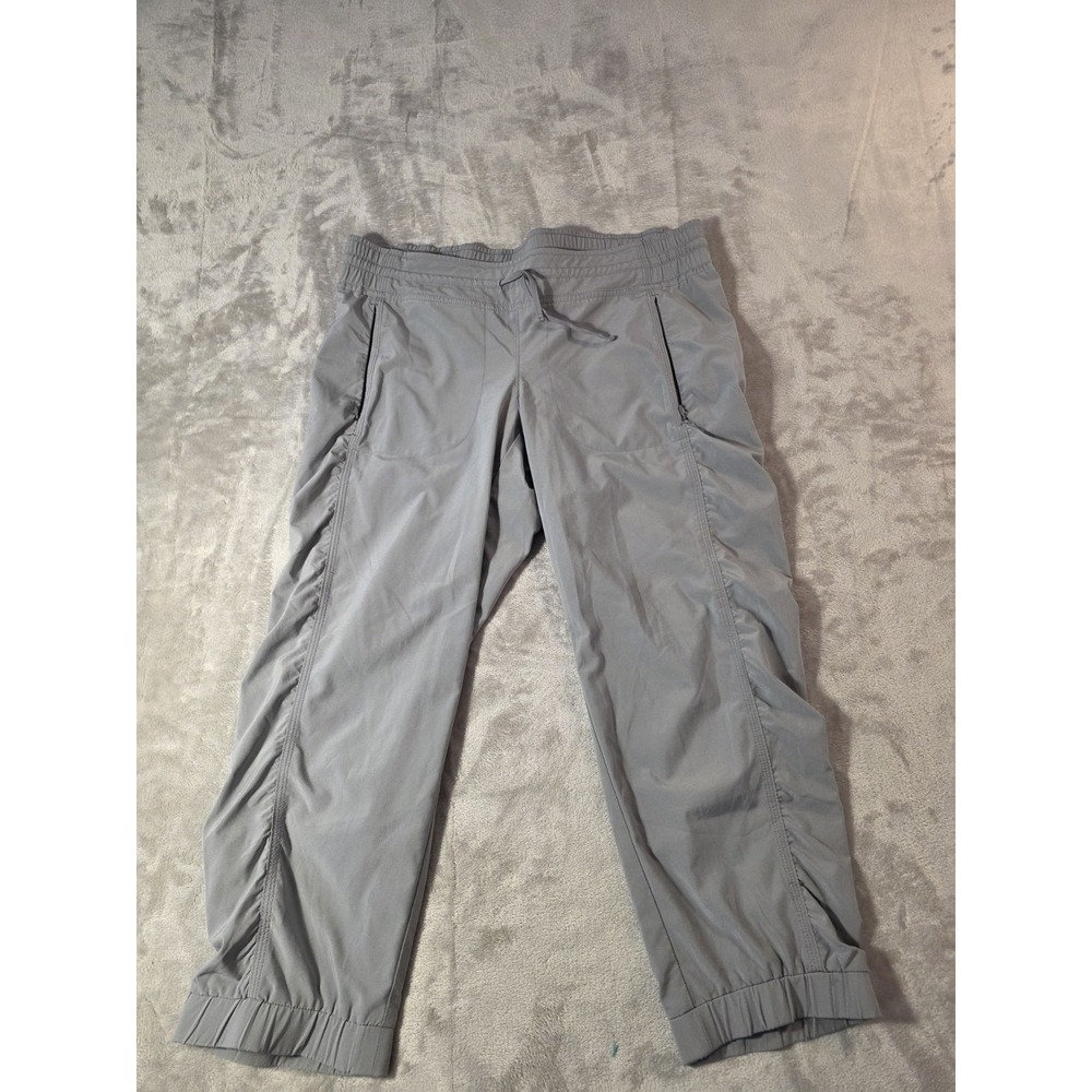 Athleta Women's Size 6 Gray Lightweight Jogger Pants NWOT Zip Pocket Stretch Ath